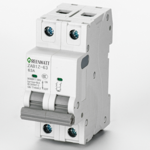 2P 500V 16A DC miniatyrbrytare