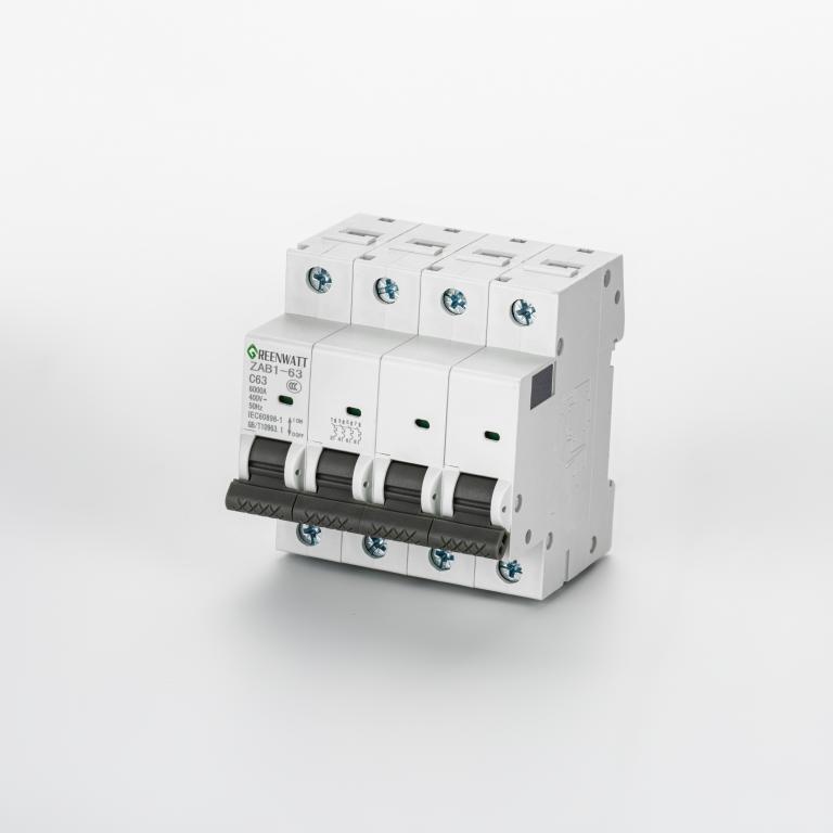 AC effektbrytare Kurva C 63A 4P 6kA